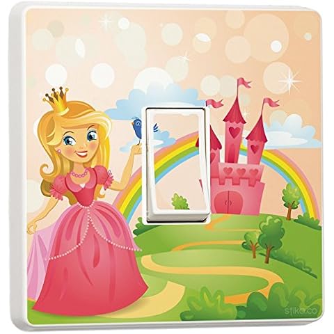 Princess and Castle Vinyl Switch Cover Sticker Cover