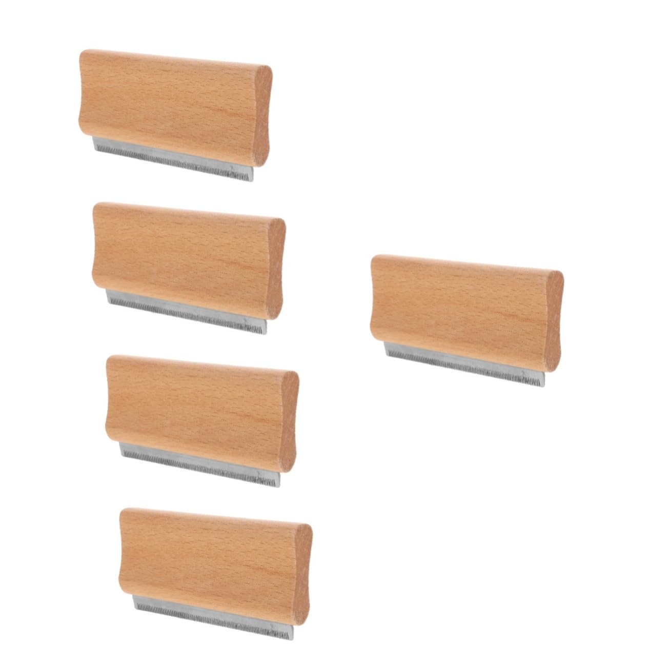 ibasenice Lot De 5 Peignes Pour Éliminer Les Poils D'Animaux Outil De Toilettage Pour Chevaux Brosse Pour Chiens Brosse Pour Chiens Brosse Pour Chiens Outils De Toilettage Pour