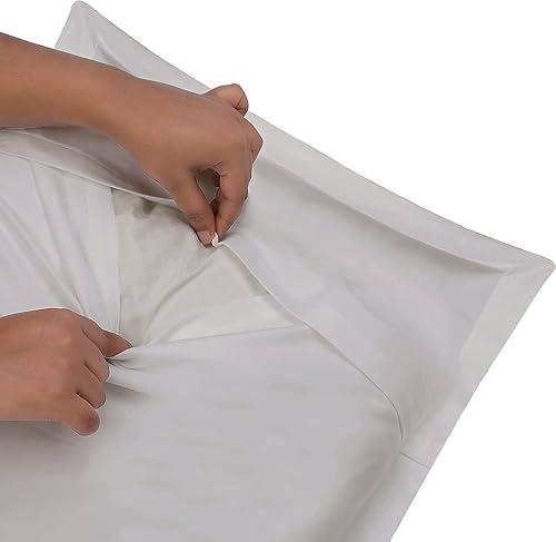 Miniatura 2 de Juego de 2 fundas de almohada cuadradas europeas de 600 hilos, 100% algodón natural, paquete de dos fundas de almohada europeas de 28 x 28 pulgadas,