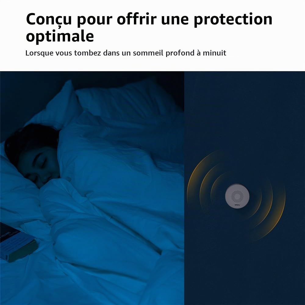 Imou Sirène ZR1 pour systèmes de vidéosurveillance Domestique Max 85 DB