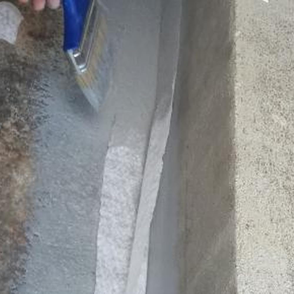 Geotextil de Refuerzo 60g/m² para Impermeabilización 25mx20cm | Mejora y refuerza la impermeabilización con membranas, poliuretano o goma líquida. Puentea grietas fisuras y dilataciones.