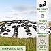Farm Plastic Supply - Silage Tarp Black/White Plastic Sheeting - 8 Mil - Heavy Duty Polyethylene Plastic Tarp for Silage Cover, Bunker Cover for Farming, Agriculture, Ground Covering (24' x 25')