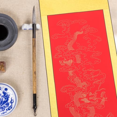 Papel pergamino iplusmile de caligrafía china con absorción para acuarela 6