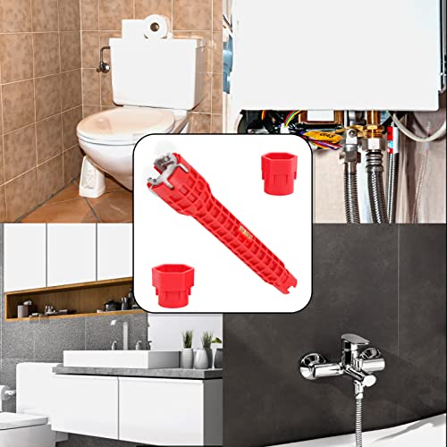 Image of Basin Wrench,8 in 1 Faucet Wrench and Sink Wrench Installer Multi Tool,Multi-Purpose
