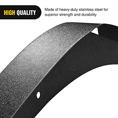 Image of Nilight Fender Flares Kit Compatible with 2017-2018 Wrangler JK 2 /4 Doors