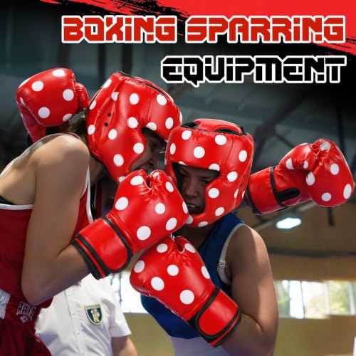 Image of Arrowbash Kids Boxing Gloves and Headgear Set 6oz