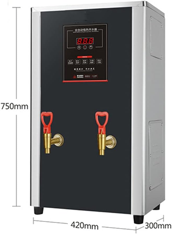 Desktop Wall-Mounted Catering Hot Tea Urn,Water Warmer,6000W high Power,Water Output: 60L/H,Commercial Stainless Steel Coffee Urns,Suitable for Restaurants, Parties, Drink Shops