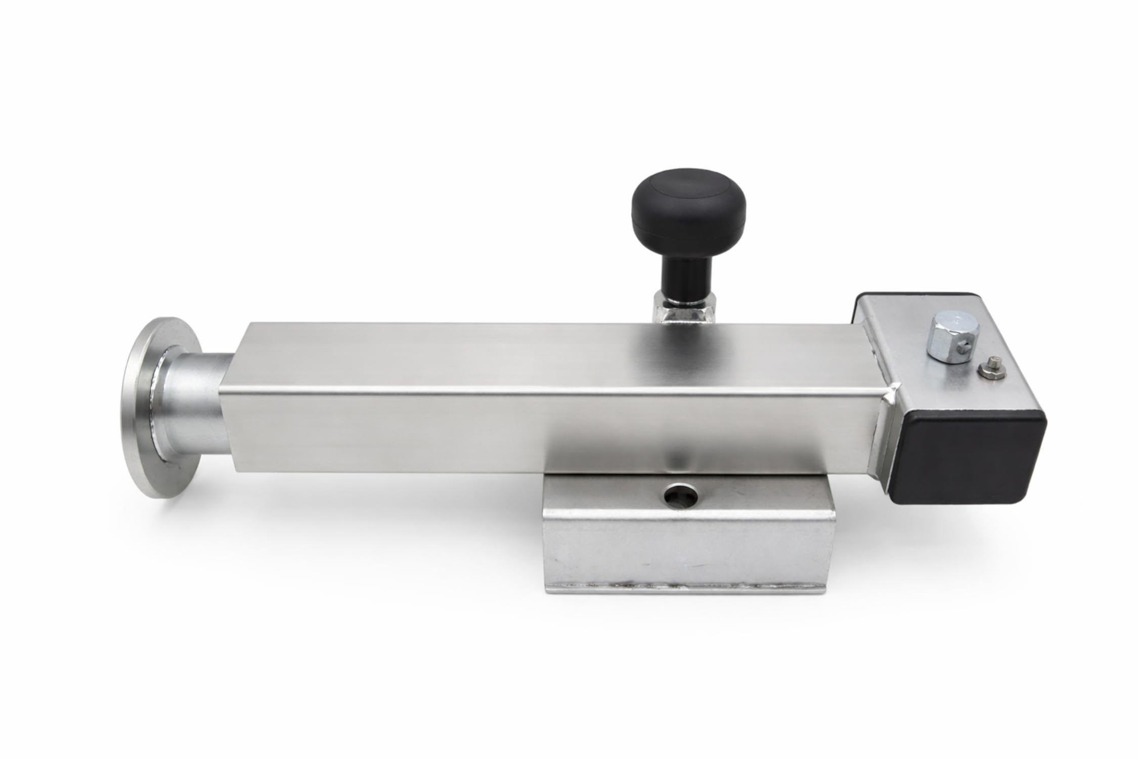Preiswert&Gut 2X Anhängerstützen & Ausdrehstütze Wohnmobil – Stahlrohr 60x60 mm – höhenverstellbar 360-595 mm Kurbelstütze kippbar und Wohnwagenstützen Anhänger Stütze bis 1350 kg