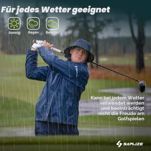 SAPLIZE Golfgriffe 13-teilig mit komplettem Regripping-Kit, Mittelklasse, Hybrid-Golfschlägergriffe, Grau