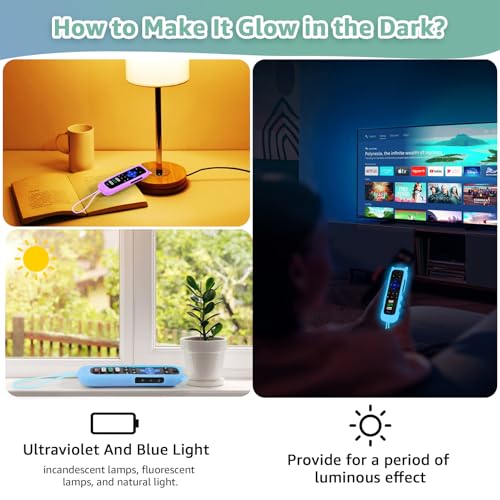 Image of (2+2 Packs) Replacement Remote Control for Roku TV with Silicone Cover, Universal Remote for TCL /Hisense /Onn /Westinghouse /Philips Roku Smart TVs (Not for Roku Stick /Box)