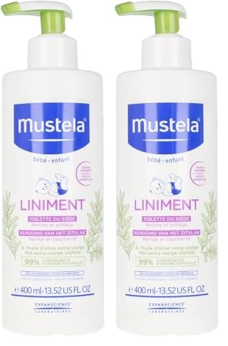Mustela Bèbè Liniment Toilette Du SièGe 400 ml (Paquete de 2)