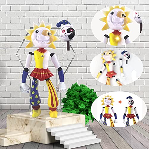 3Pcs/Set Inspired By The Game Fnaf Figure Final Boss Cute Bonnie Bear Five Night At Freddy Security Breach Action Figure Pvc Model Sundrop Doll Lightening Figures Toys With Movable Joints Toys Gifts #TOP4