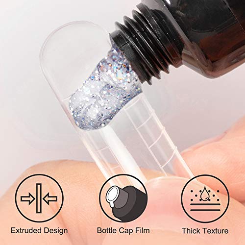 N?gel Kit, Anself 6 Farbe Nagellack Gel UV f¨¹r Starter, mit 8 Nagelgel/Nagelfeile/Nagelb¨¹rste/¨¹berlack/Unterlack… – Bild 2