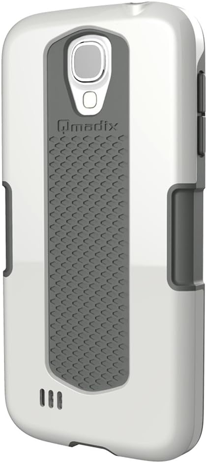 Qmadix Legacy Case for Samsung Galaxy S4 - Retail Packaging - White/Gray