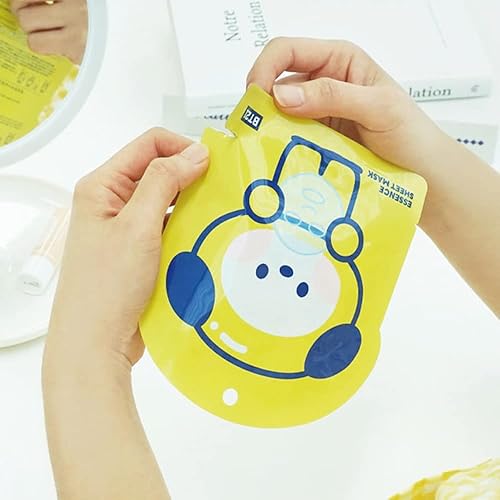 Miniatura 3 de BT21 Hoja de máscara facial de cara completa Minini Essence - Esencia tipo ampolla para todas las condiciones de la piel. Nature Made Fresh