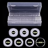 Crescent-Öffnungsdesign: Jeder Münzkapselhalter hat eine sichelförmige Öffnung im Außenrand, die das Öffnen bequemer und müheloser macht.