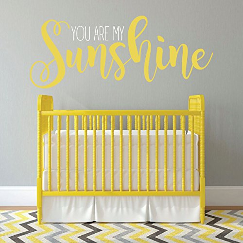Vinilo Decorativo Nursery Letra 'You Are My Sunshine'