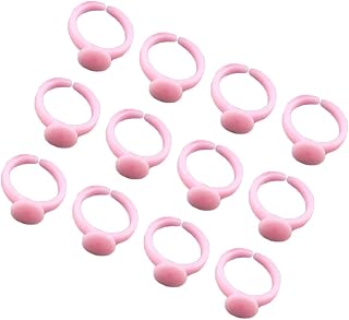 KOMBIUDA 100 Piezas Soporte De Anillo Base De Anillo Rosa