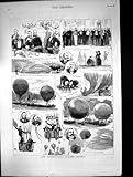  La Impresión Antigua de la Válvula Poulticing de la Competencia Internacional del Globo Pilota 1880