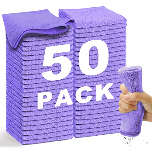 WEAWE Microfibre Cloth, premium 2100 Series 33x33cm Ultra Soft Highly Absorbent cloths, Reusable and No Fading
