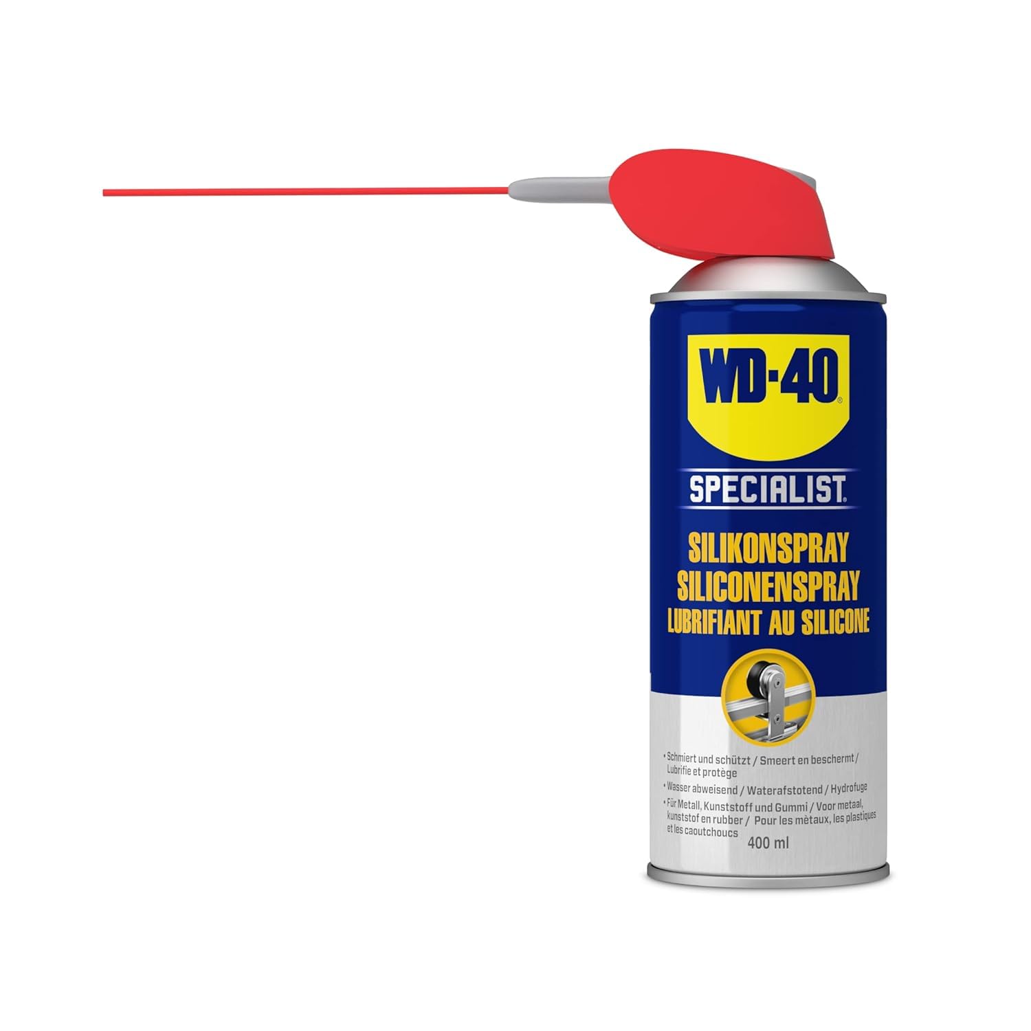 WD-40 Specialist Smart Straw - Spray de silicona (12 x 400 ml)
