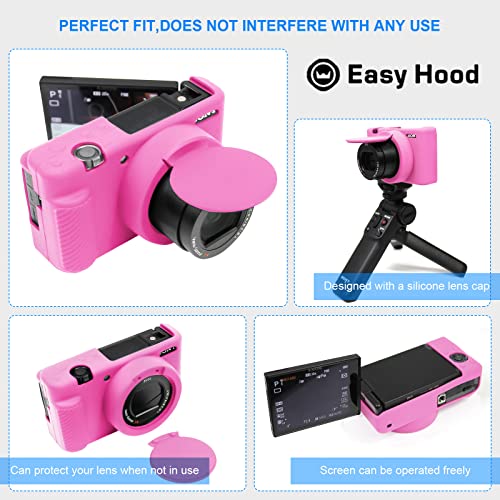 Funda Easy Hood para cámara Sony ZV-1 rosa miniatura 5