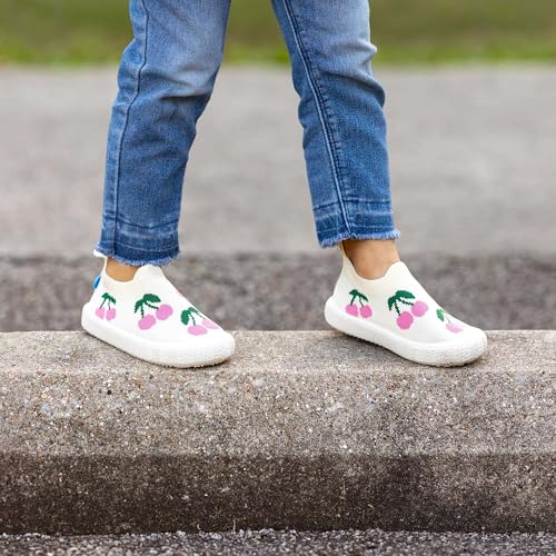 Image of JAN & JUL Slip-on Knit Shoes, Machine Washable and Lightweight Sneakers for Toddler Boys and Girls