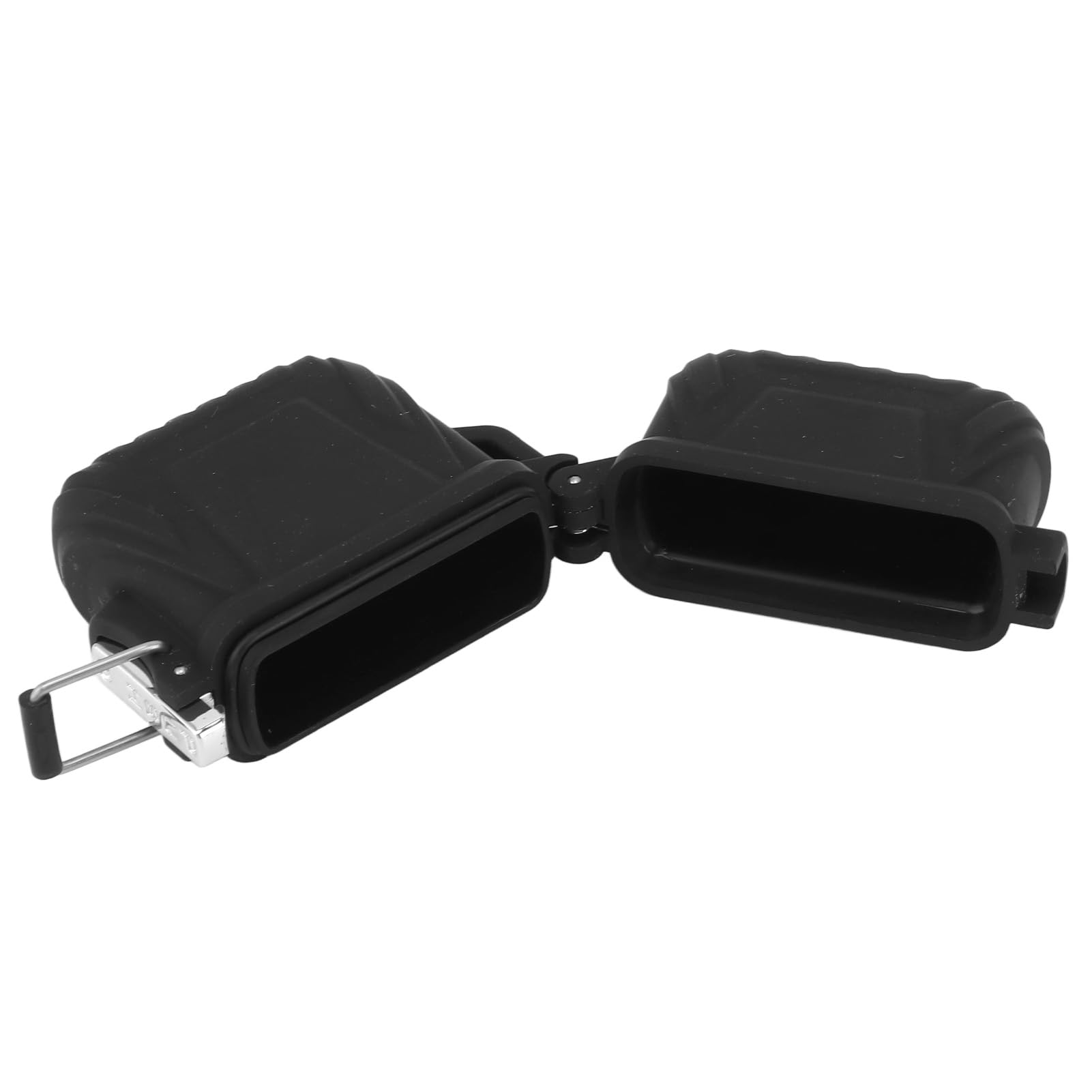 Custodia Impermeabile per Accendino, 2 Pezzi Set di Plastica Nera Sigillata Custodia per Acqua Contenitore Tascabile per Sacchetti Esterni Resistente 2 Pezzi Porta