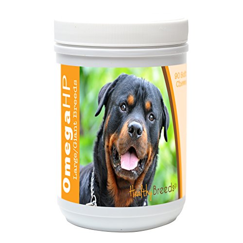 Healthy Breeds Rottweiler Omega HP Fatty Acid Skin and Coat Suppo...