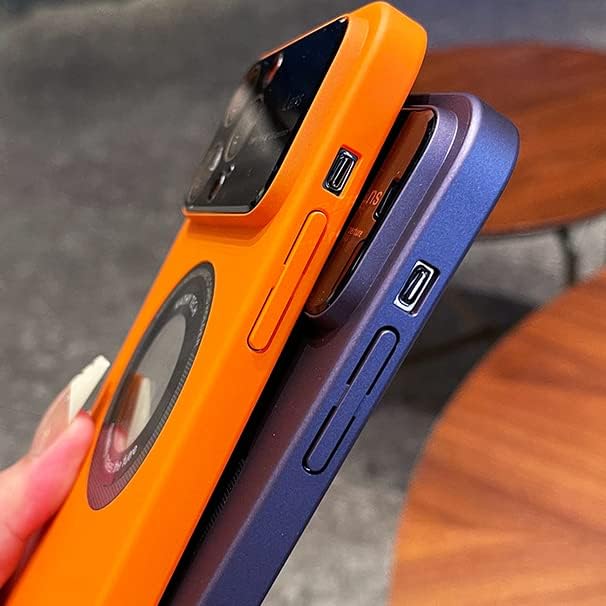 Vista 7 de Funda magnética para iPhone 13 Pro Max compatible con Magsafe, protección completa de cámara con protector de lente, ultrafina para hombres