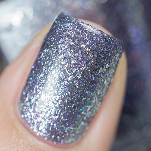 Image of ILNP Bulletproof Symphony - Medium Periwinkle Metallic Holographic Nail Polish
