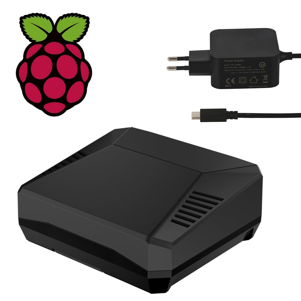 Raspberry Pi 5 / 8GB Fertigsystem/Argon ONE V3 M.2 NVME PCIE / 250GB SSD/Trixie