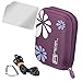 Produktbild PEDEA Kameratasche für Sony DSC-WX350, DSC-HX5 / Nikon Coolpix S7000 / Panasonic Lumix DMC-LF1 / Canon PowerShot SX610 HS/Samsung WB35F mit Displayschutzfolie, lila