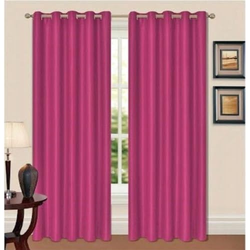 Fuschia Curtains Amazon Co Uk