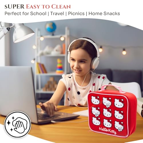 HOX 97098 Lunch Box, Polyester, 1 Kilogram, Red