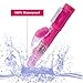 Portable 12 Thrusting Rotating Modes G-Spōt V-Î-B-râtor Wand Massager Silicone Waterproof Rechargeable Massage