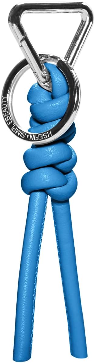 Leather Key Chain Car Universal Unisex Key Chain with Removable Triangle Open Key Ring