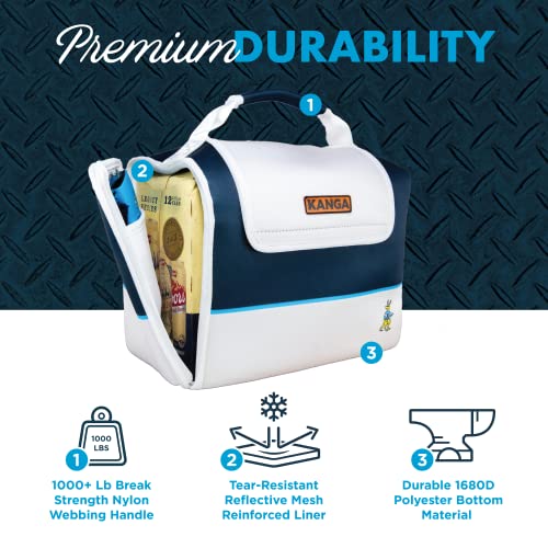 Image of Kanga Insulated Cooler Bag - Soft Cooler Bag - Can Beer and Seltzer Drink Cooler - Insulated and Durability Tested - Kanga Kase Mate
