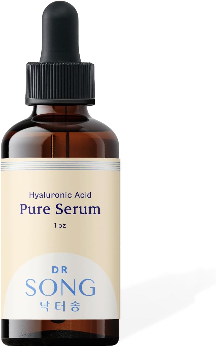 Dr Song Pure Hyaluronic Acid Serum for Face and Skin 1 fl. oz Anti-Aging Skincare Treatment with Moisturizing Hydration Diminish Fine Lines and Wrinkles Paraben Free Dr Song Pure Hyaluronic Acid Serum for Face and Skin 1 fl. oz Anti-Aging Skincare Treatment with Moisturizing Hydration Diminish Fine Lines and Wrinkles Paraben Free