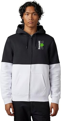 Fox Racing Sudadera con capucha estándar Fox X Kawi con cremallera para hombre