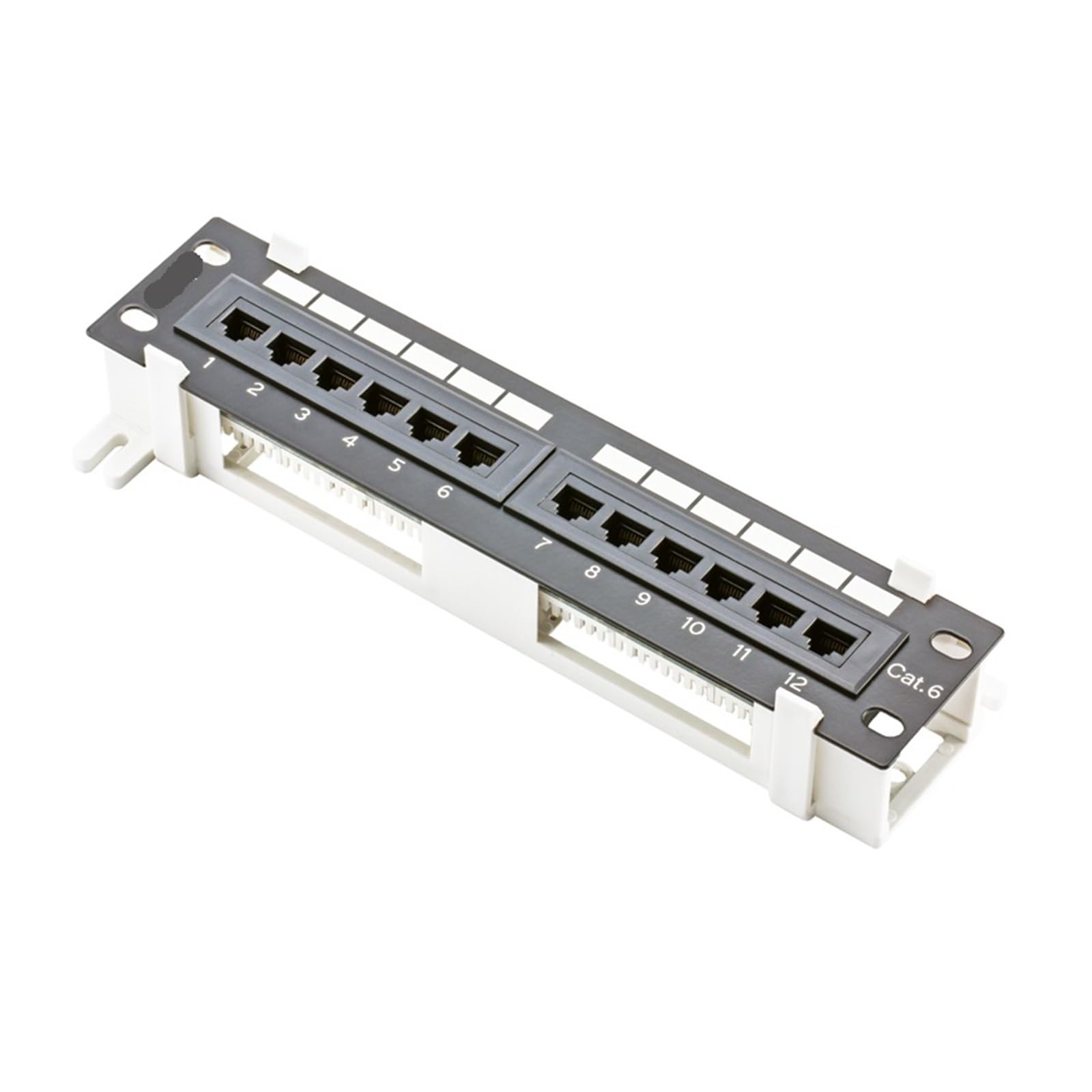 Pannello patch modulare CAT6 da 10 pollici e 12 porte