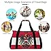 Emblem of Austria Austrian Flag Travel Gym Duffel Bag Carry-on Overnight Weekender Bags Sports Tote with Shoulder Strap