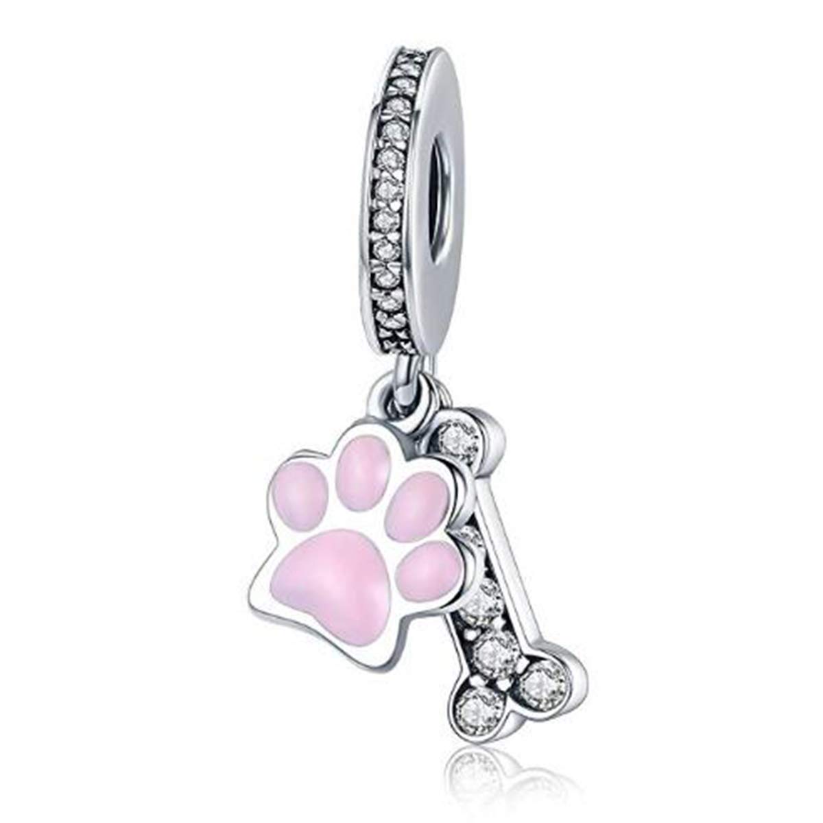 Ciondolo Charm Asino Democratico In Argento Sterling 925 Fatto A Mano Per Collana Bracciale