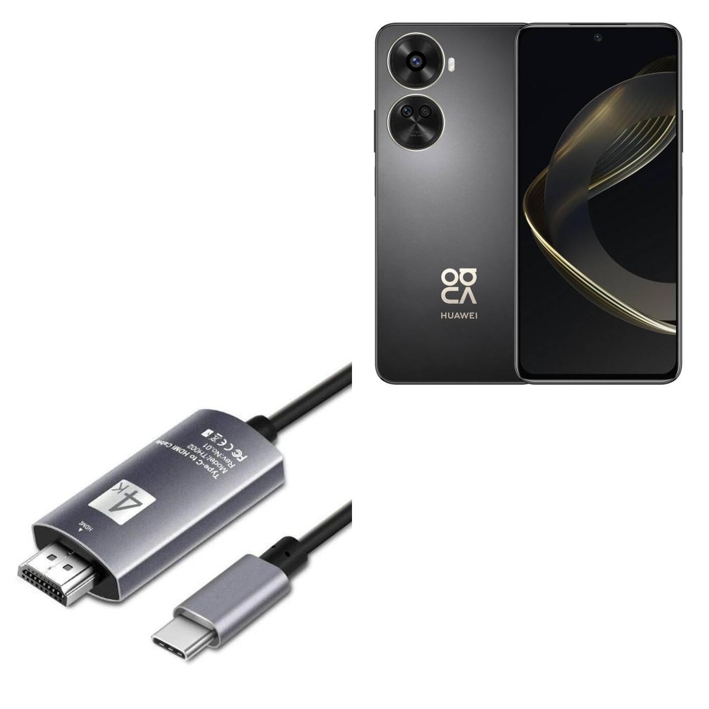 212 Main 15 ft. USB C to HDMI Adapter Cable - 4K - Audio & Video Adapter