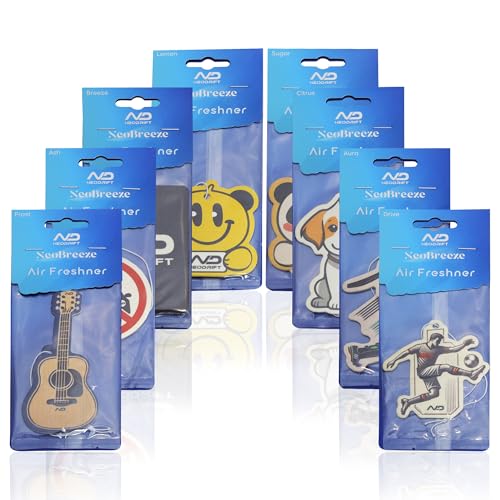 Image of NEODRIFT 'NeoBreeze' Air Freshener Perfume Card | Set of 1 | Long-Lasting Fragrance for Cars & One item as per Stock