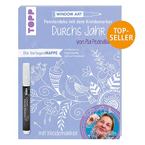 Vorlagenmappe Fensterdeko mit dem Kreidemarker - Durchs Jahr mit Pia Pedevilla. Inkl. Original Kreid Vorlagenmappe Fensterdeko mit dem Kreidemarker - Durchs Jahr mit Pia Pedevilla. Inkl. Original Kreid
