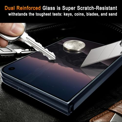 TZGZT Screen Protectors for iPhone Duo, Tempered Glass, Case Friendly - image 3