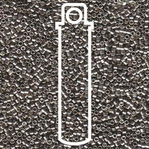 Galvanized Pewter (Db436) Delica Myiuki 11/0 Seed Bead 7.2 Gram Tube Approx 1400 Beads