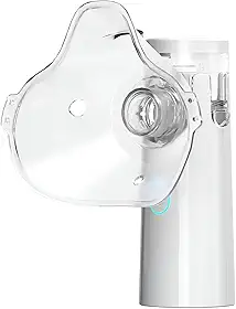 Nebulizador Inalador Portátil Mesh Rede Vibratória Relaxmedic Branco Tratamento Respiratório Eficaz para Tosse, Asma, Sinusite e Bronquite Silencioso e Compacto Fácil Utilização Ideal para Adultos e Crianças