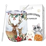 Photo Gallery nymphfable 12 oz tumbler vino isolato tazza termica di natale con coperchio e cannuccia in acciaio inox, termos caffè da viaggio Photo Gallery nymphfable 12 oz tumbler vino isolato tazza termica di natale con coperchio e cannuccia in acciaio inox, termos caffè da viaggio